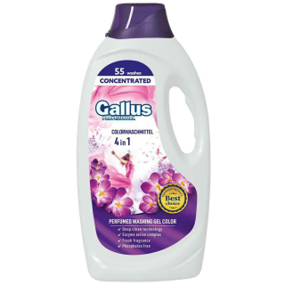 Gallus prací gel Color 4v1 1,98 l / 55 praní