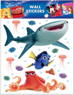 Samolepky na stěnu Disney Hledá se Dory 30x30cm (21097)