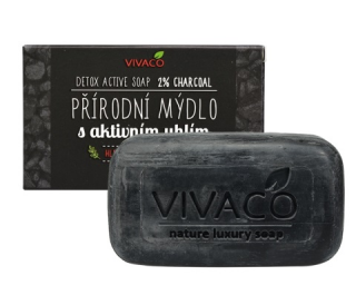 Přírodní mýdlo s aktivním uhlím CHARCOAL 2%  100 g (17030)