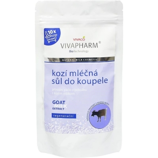 Sůl do koupele s kozím mlékem VIVAPHARM 300 g (95221)