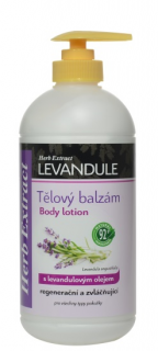 Tělový balzám s levandulovým olejem HERB EXTRACT 500 ml