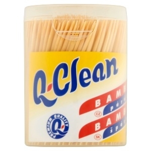 Q-Clean Bambusová párátka 500ks