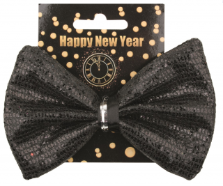 Motýlek HAPPY NEW YEAR s flitry (9180)