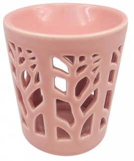 Aromalampa porcelánová růžová 13 cm (19533)