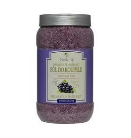 Sůl do koupele Hrozno BODY TIP 1200 g